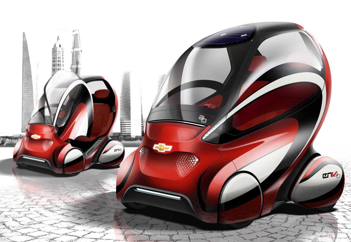 Обновленный сити-кар Chevrolet задает моду на компактный личный городской автотранспорт будущего